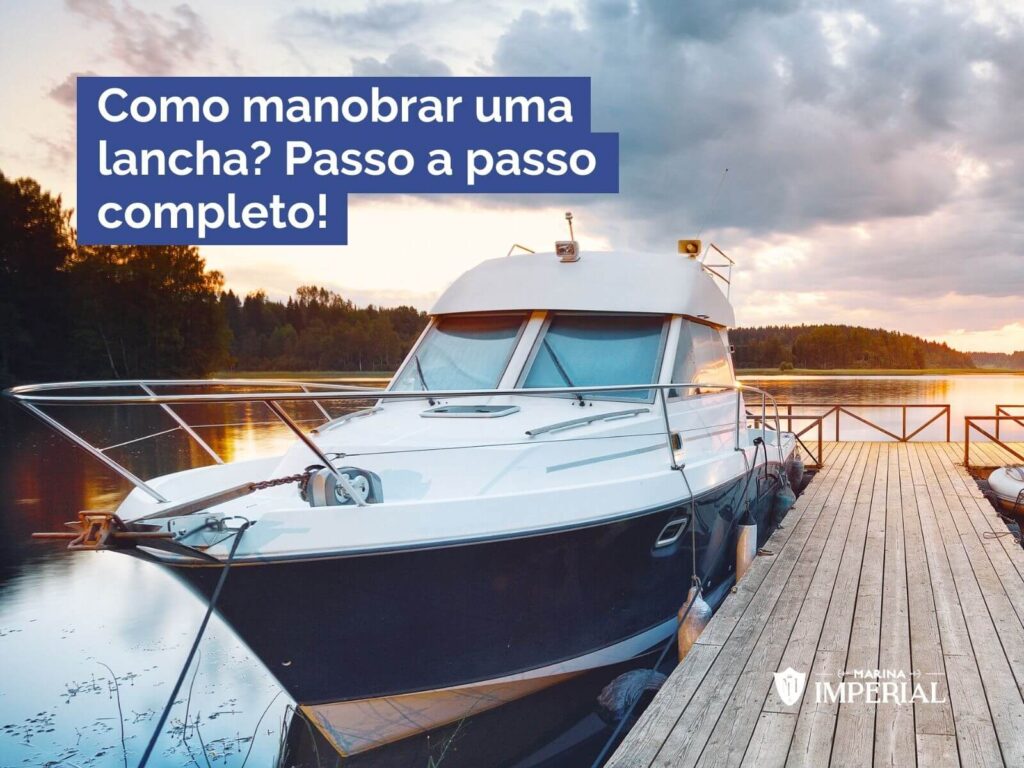 manobras com uma lancha