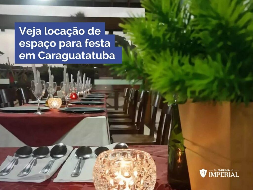 espaço para festa em Caraguatatuba